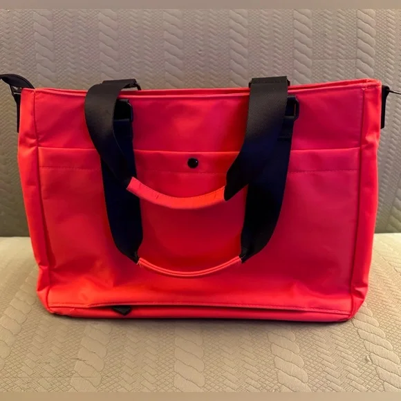 IHKWIP Cargo Catchall Tote Purse Blood Orange Color EUC - Picture 2 of 15